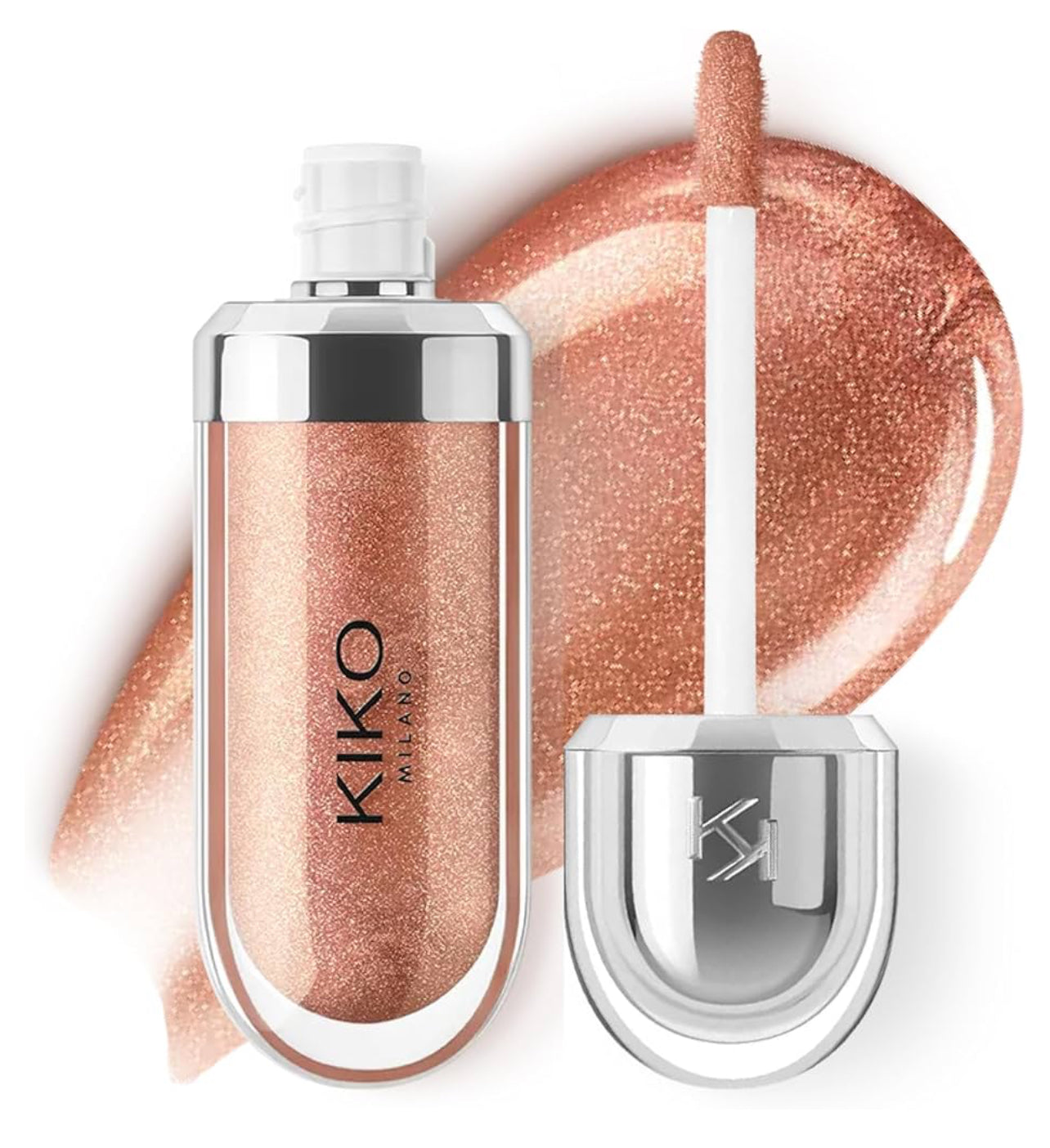 KIKO Milano 3D Hydra Lip Gloss – High Shine, Hydrating, Plumping, Non-Sticky, Moisturizing Lip Makeup
